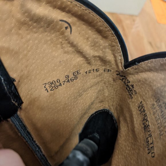 Men's Tony Lama Segar black boot #7900 - Picture 5 of 11